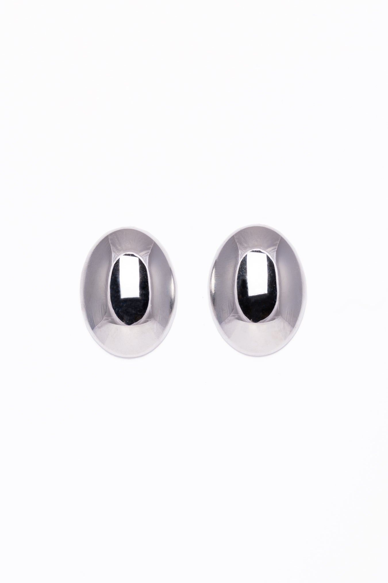 Pendientes Big Buttons Plata