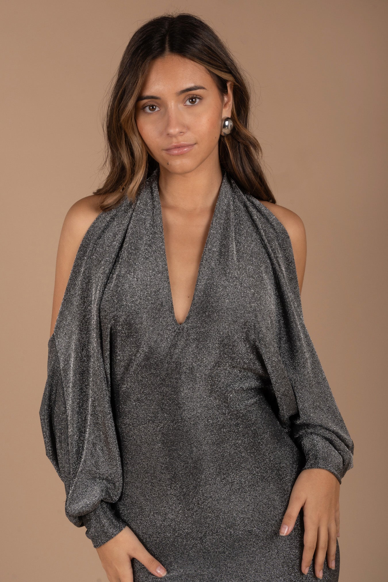 Vestido Coperni Plata