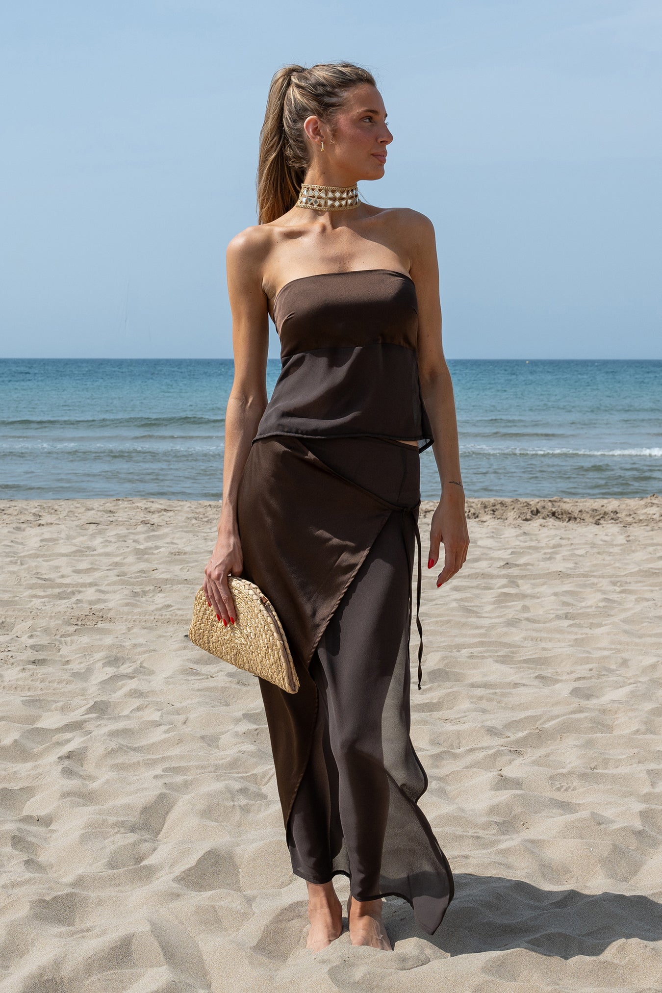 Falda Salina Marrón