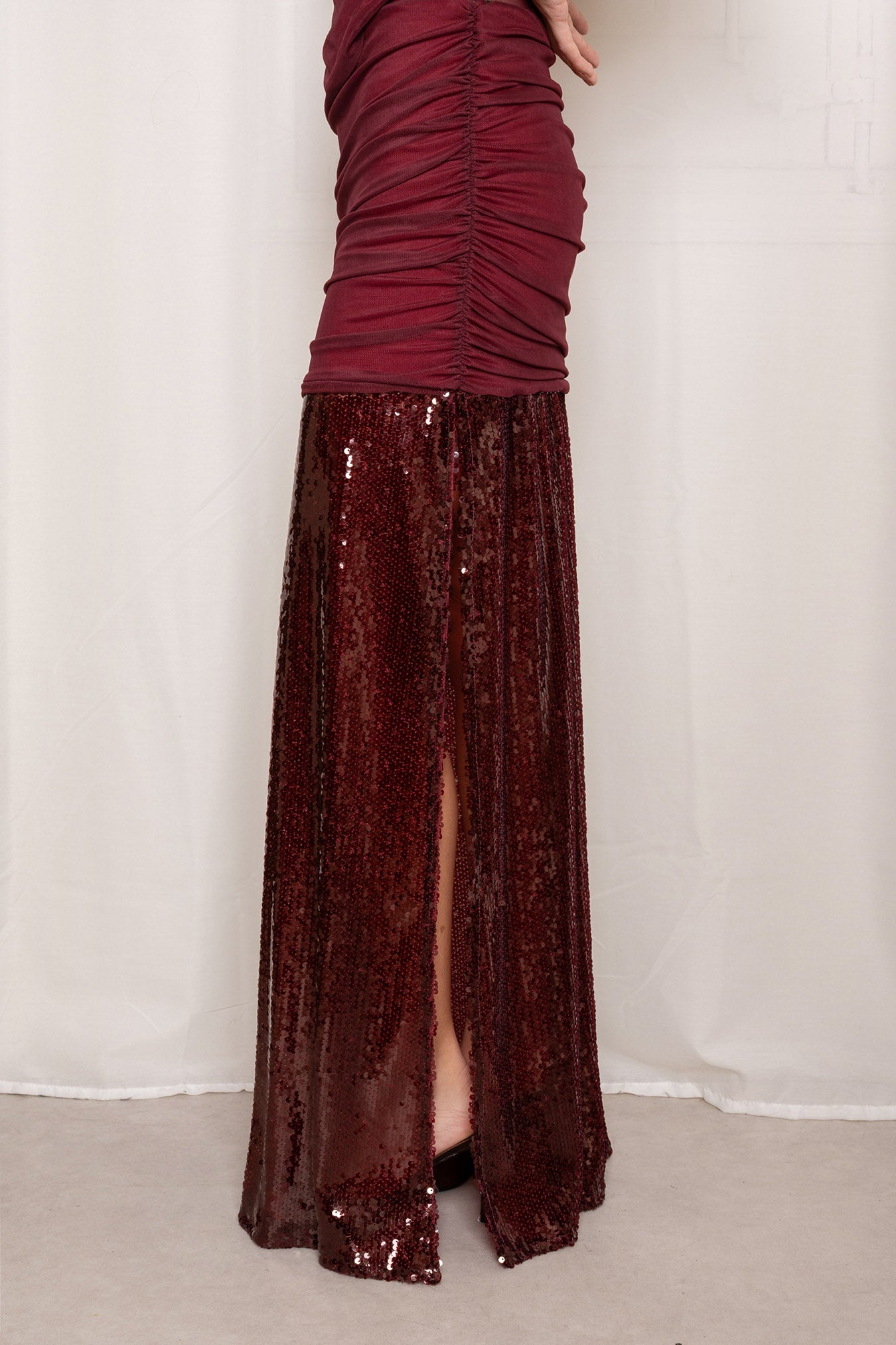 Falda Soirée - Granate