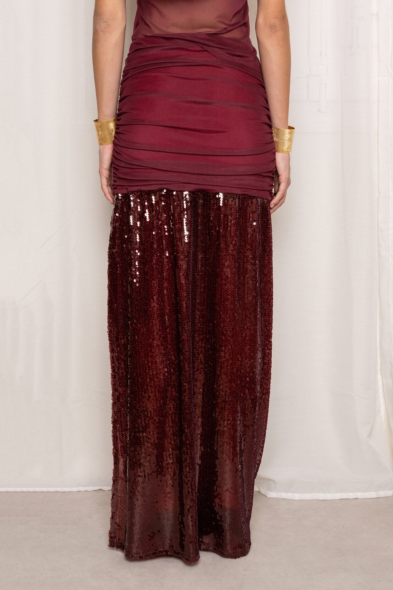 Falda Soirée - Granate