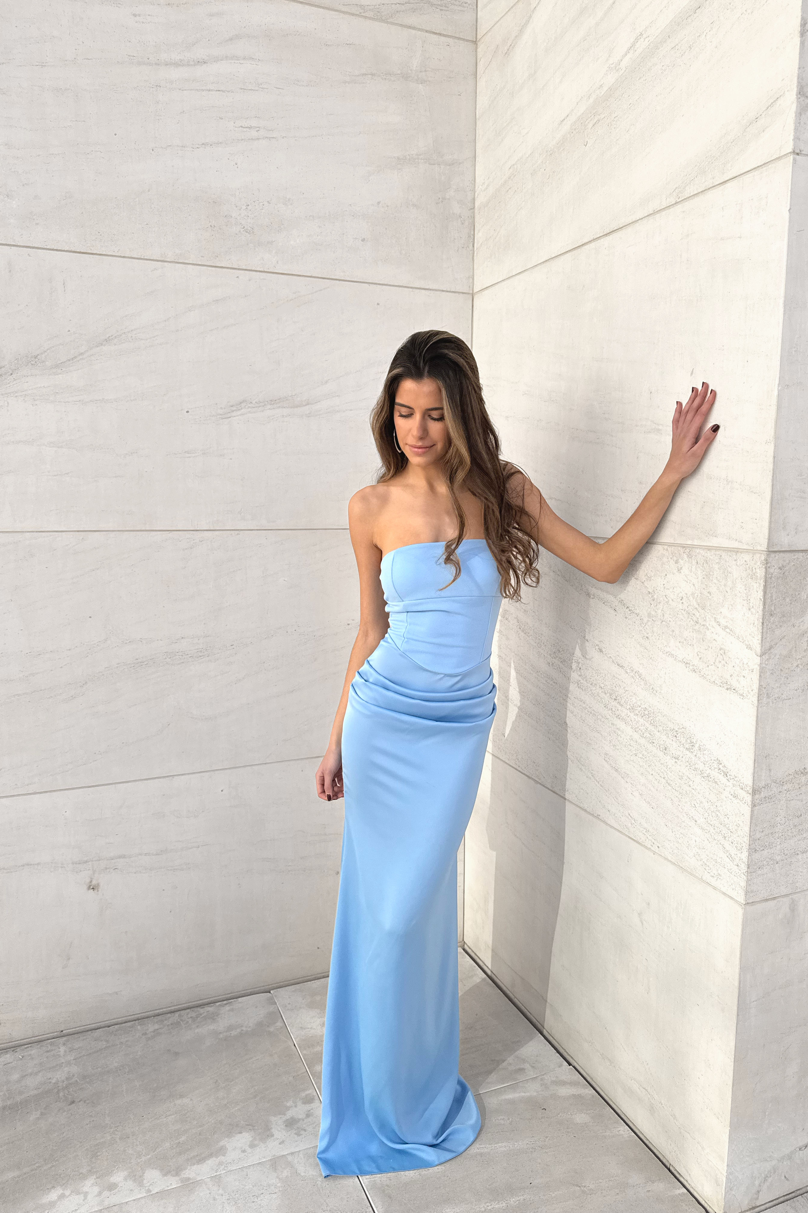 Vestido Isabella Celeste