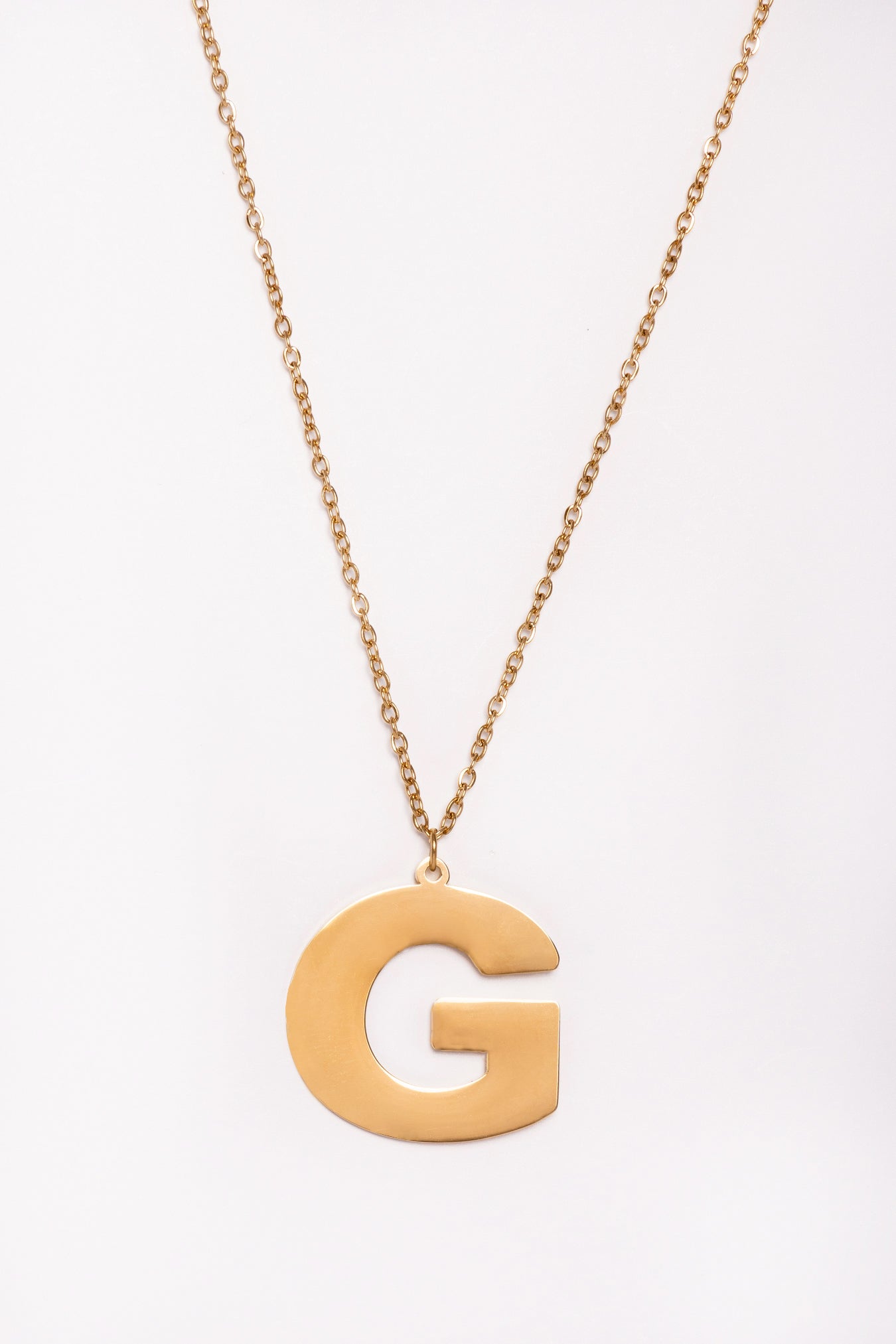 Big Initial Necklace