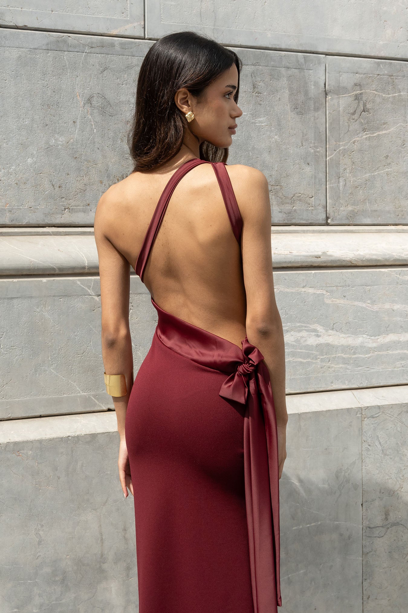 Vestido Isadora Granate