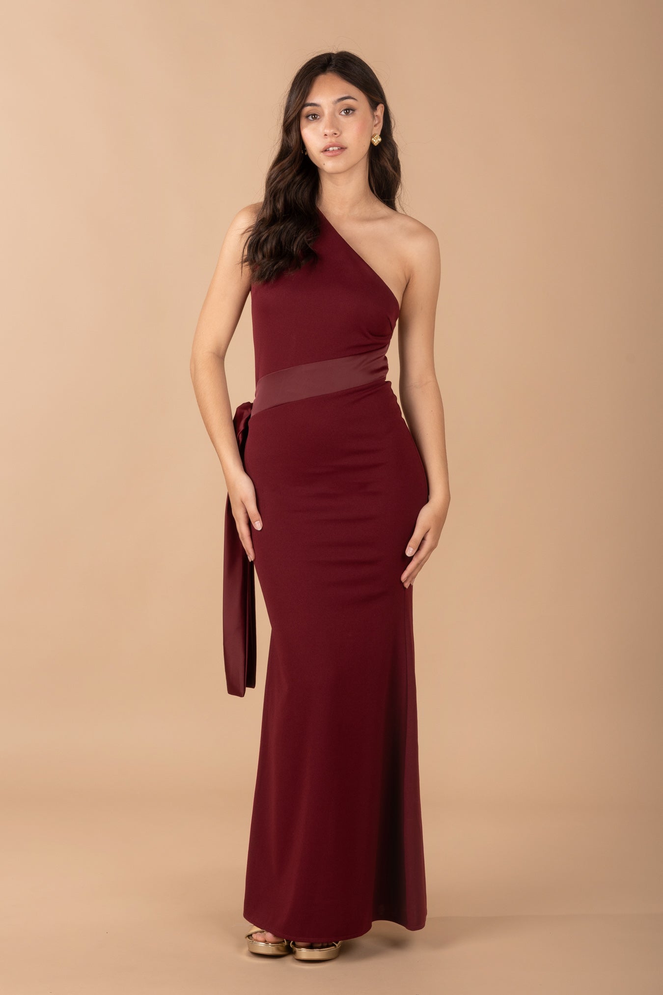 Vestido Isadora Granate