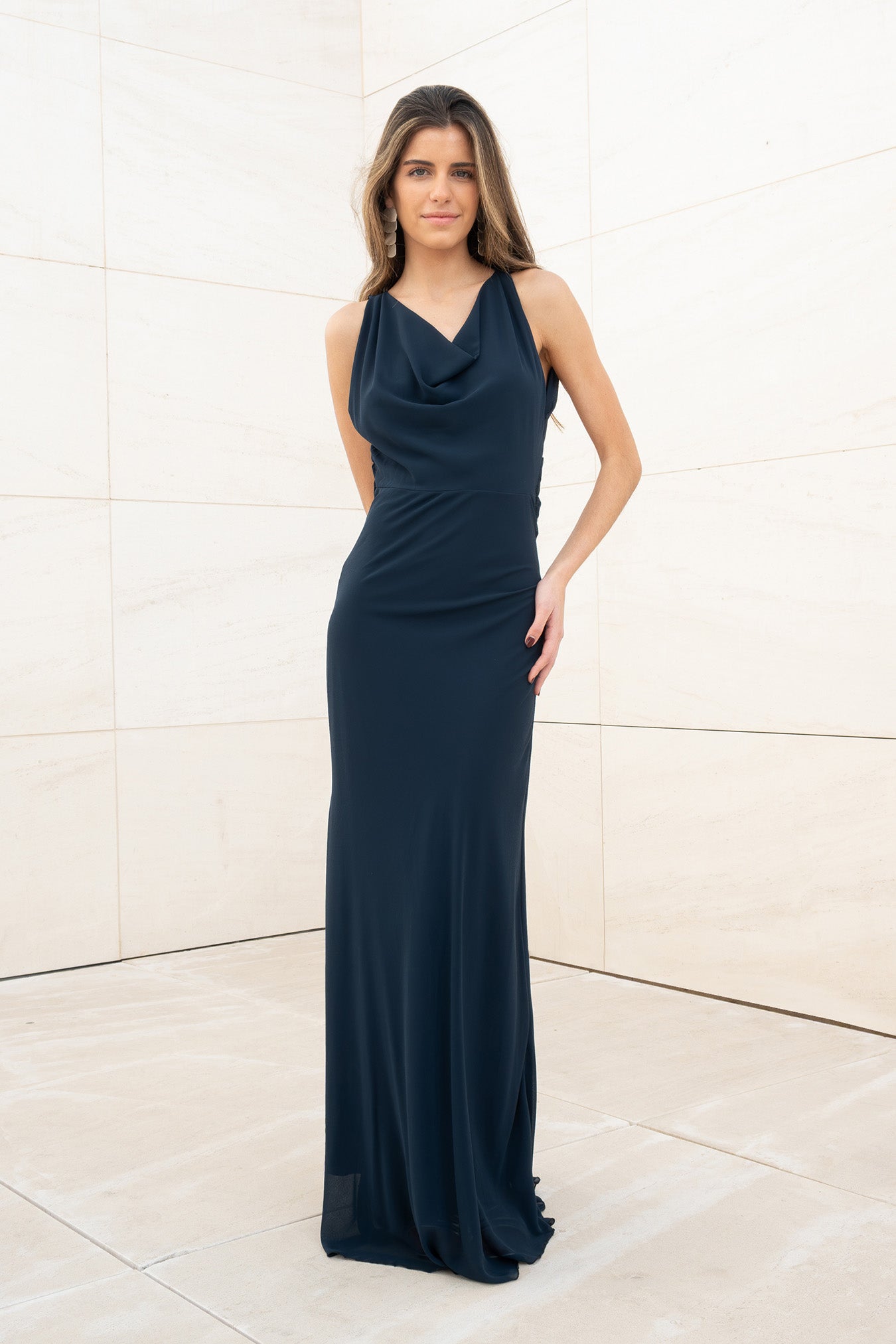 Vestido June Azul Noche