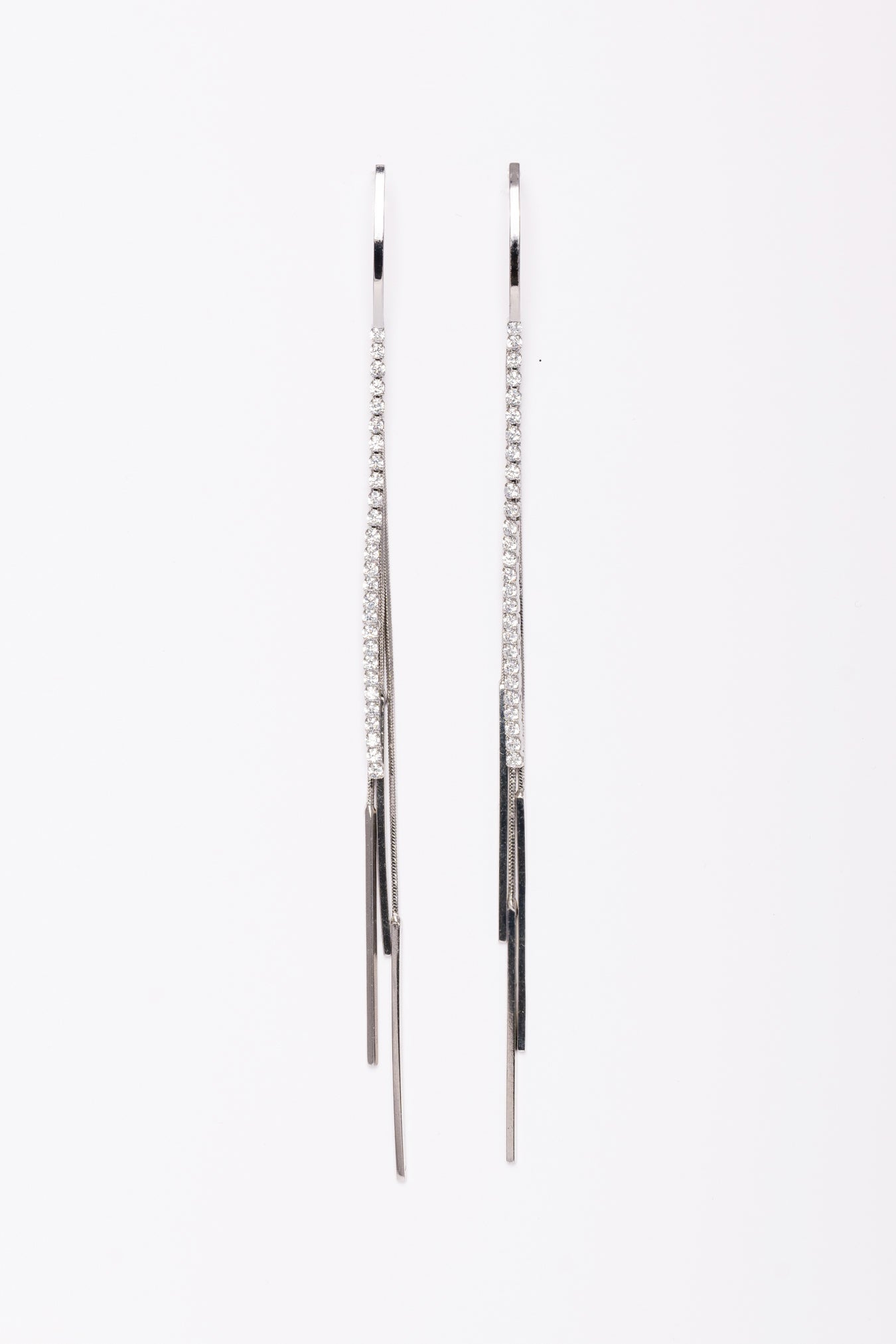 Pendientes Tiara Plata