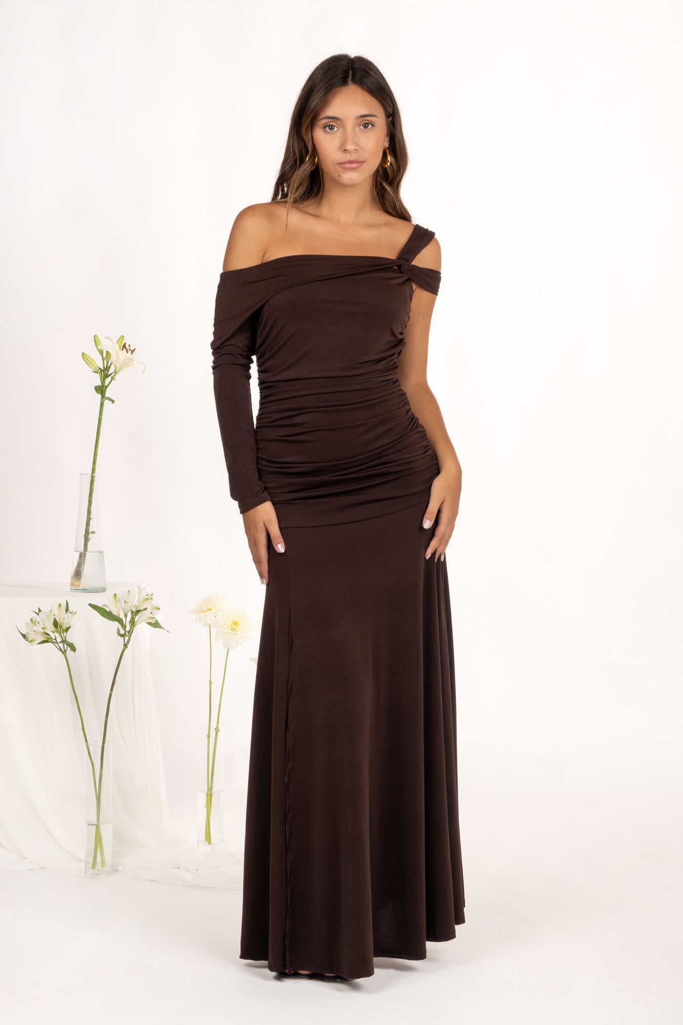 Vestido Ovara Marrón