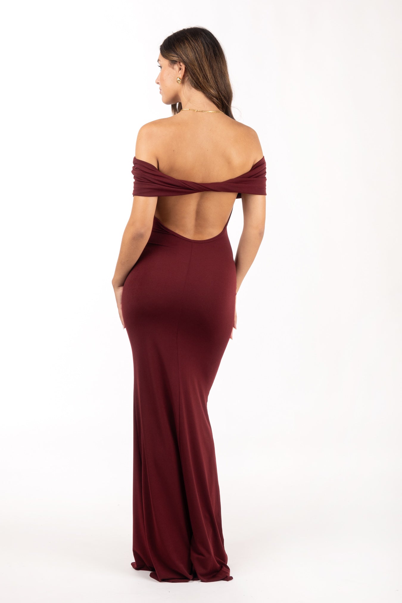 Vestido Brisa Granate