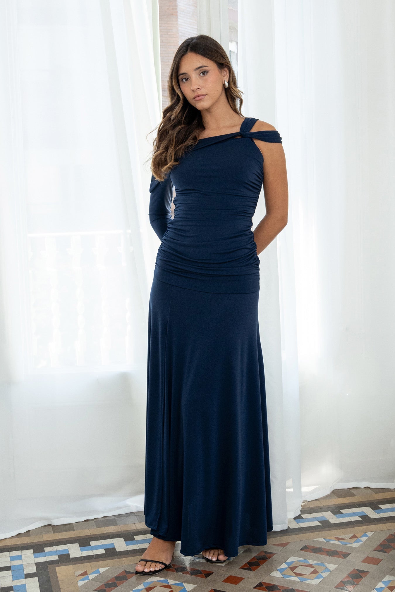 Vestido Ovara Azul Noche