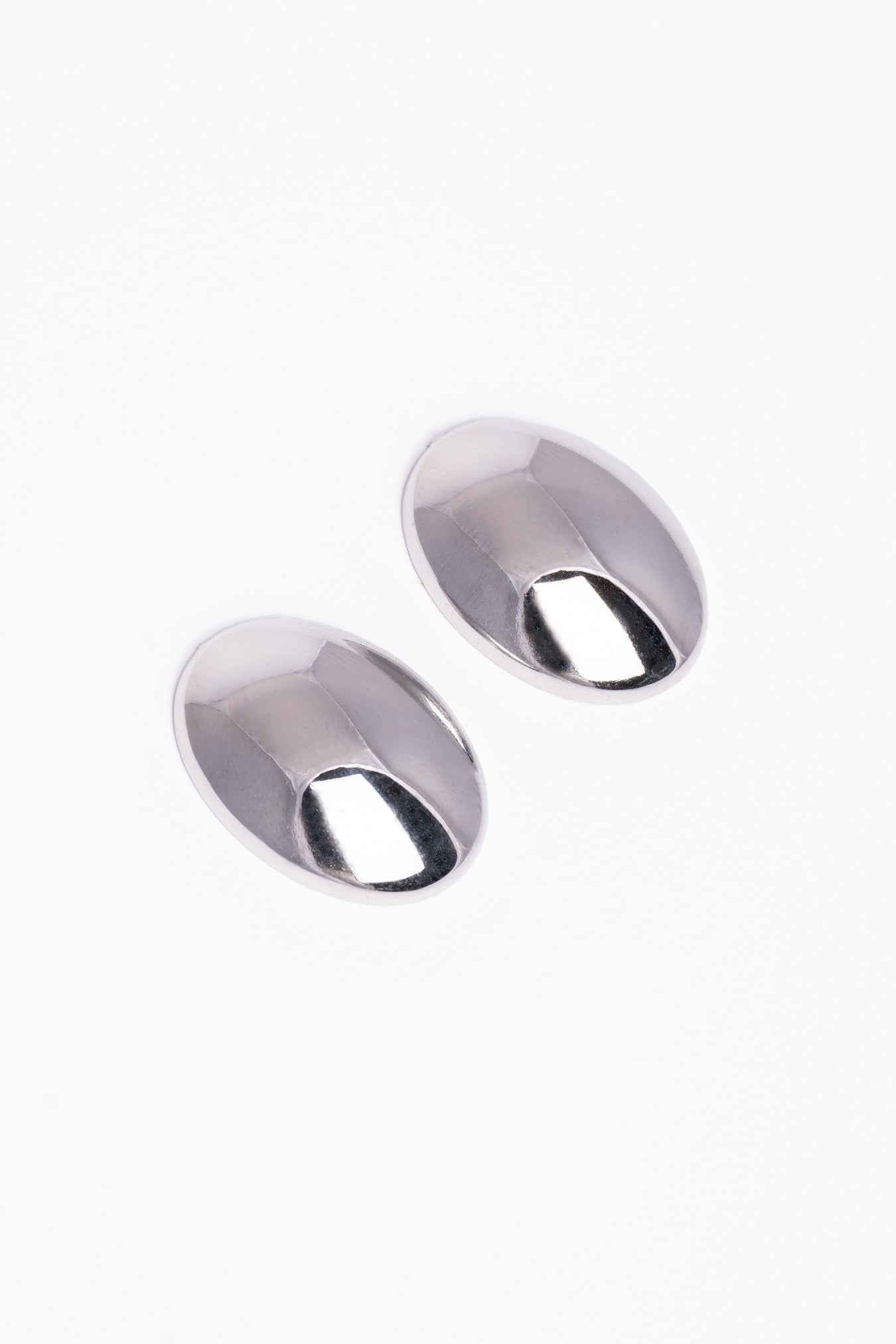 Pendientes Big Buttons Plata