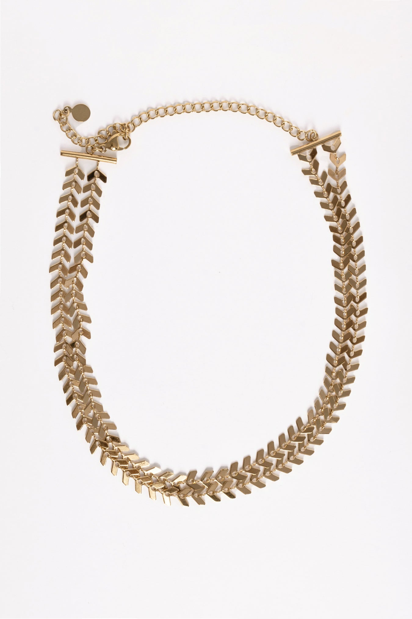 Double Laurel Necklace