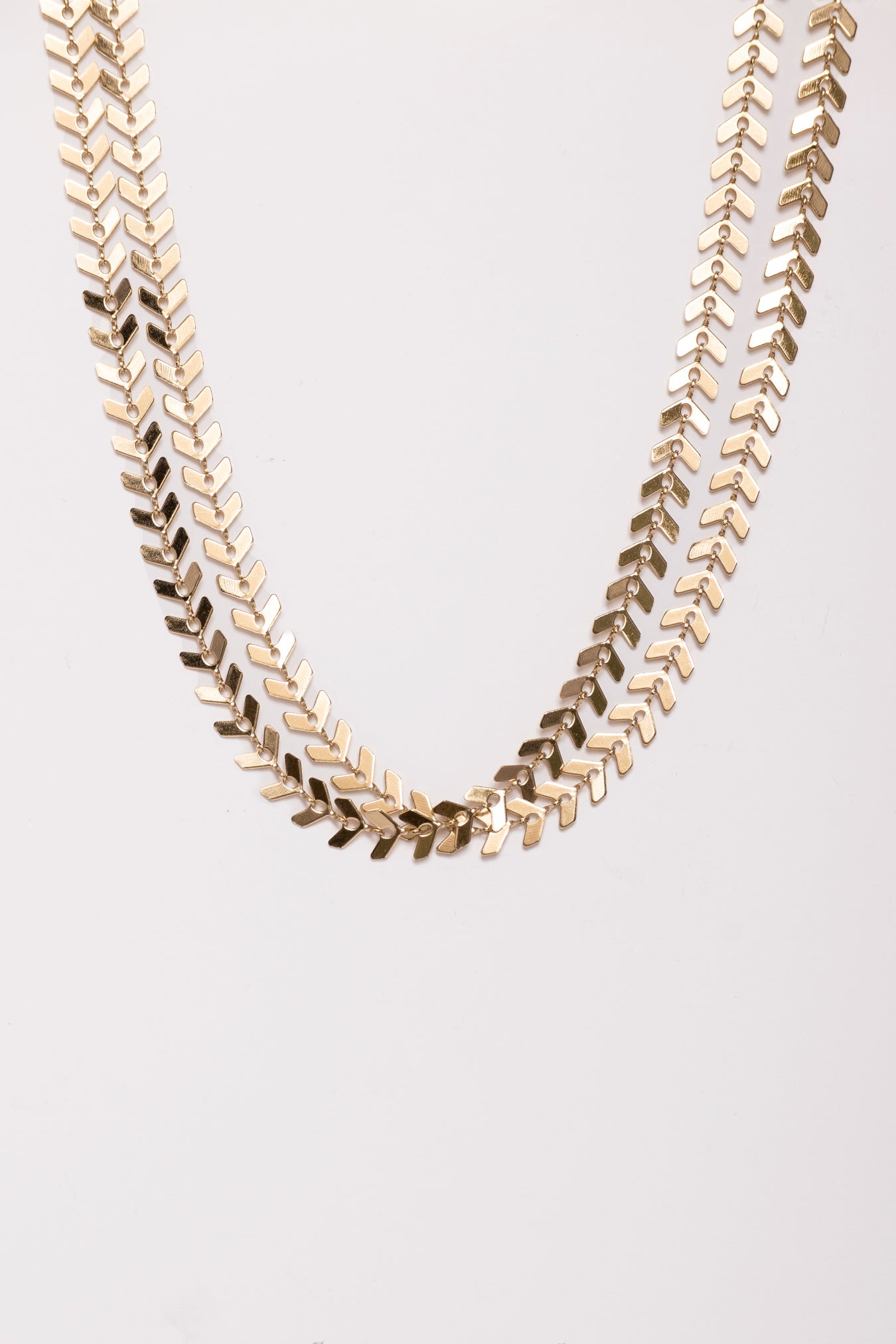 Double Laurel Necklace
