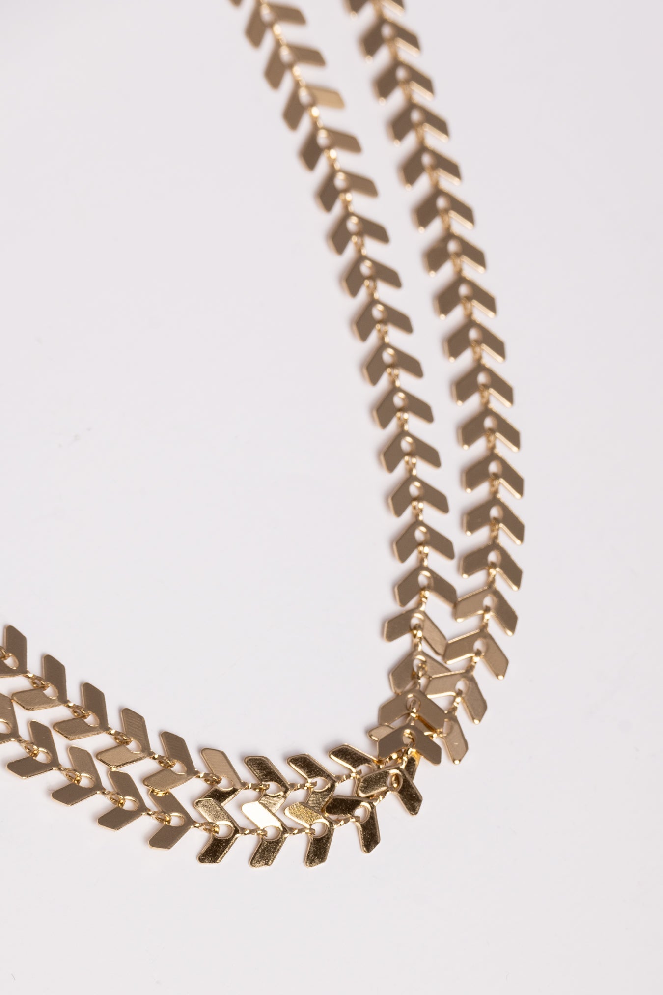 Double Laurel Necklace