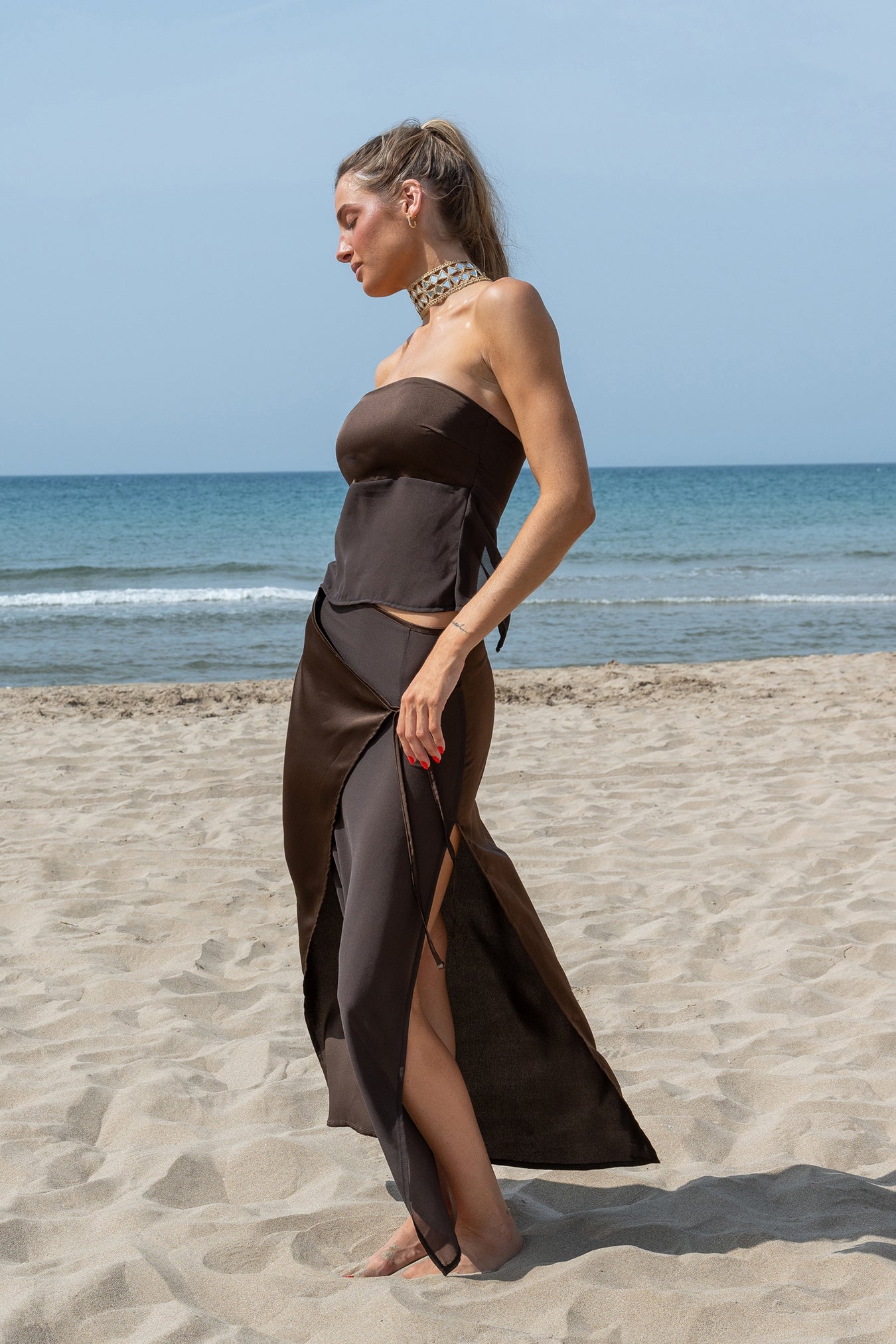 Falda Salina Marrón