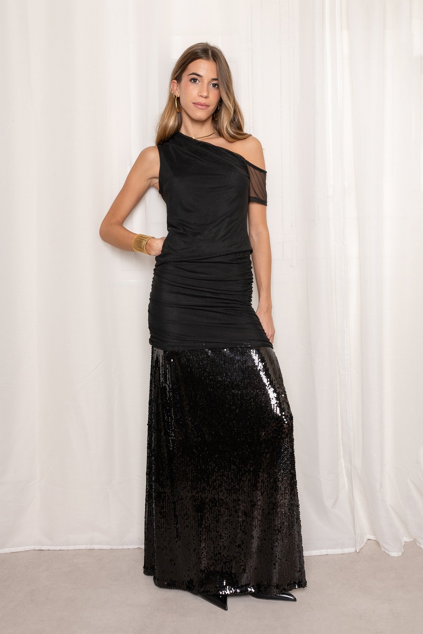 Falda Soirée - Negro