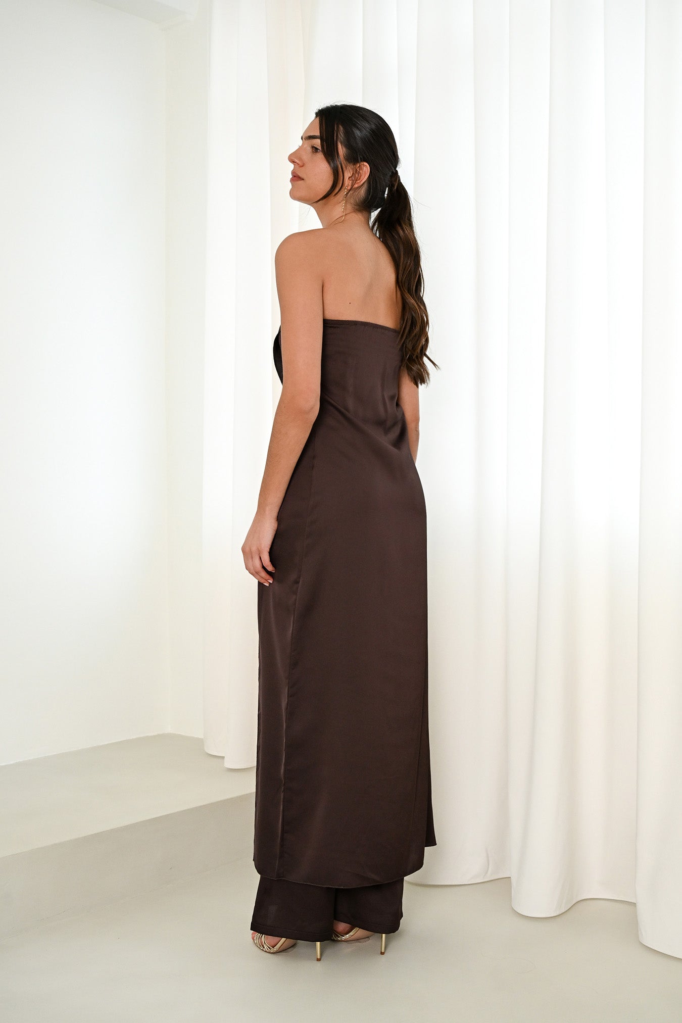 Top Hanae Concept Marrón