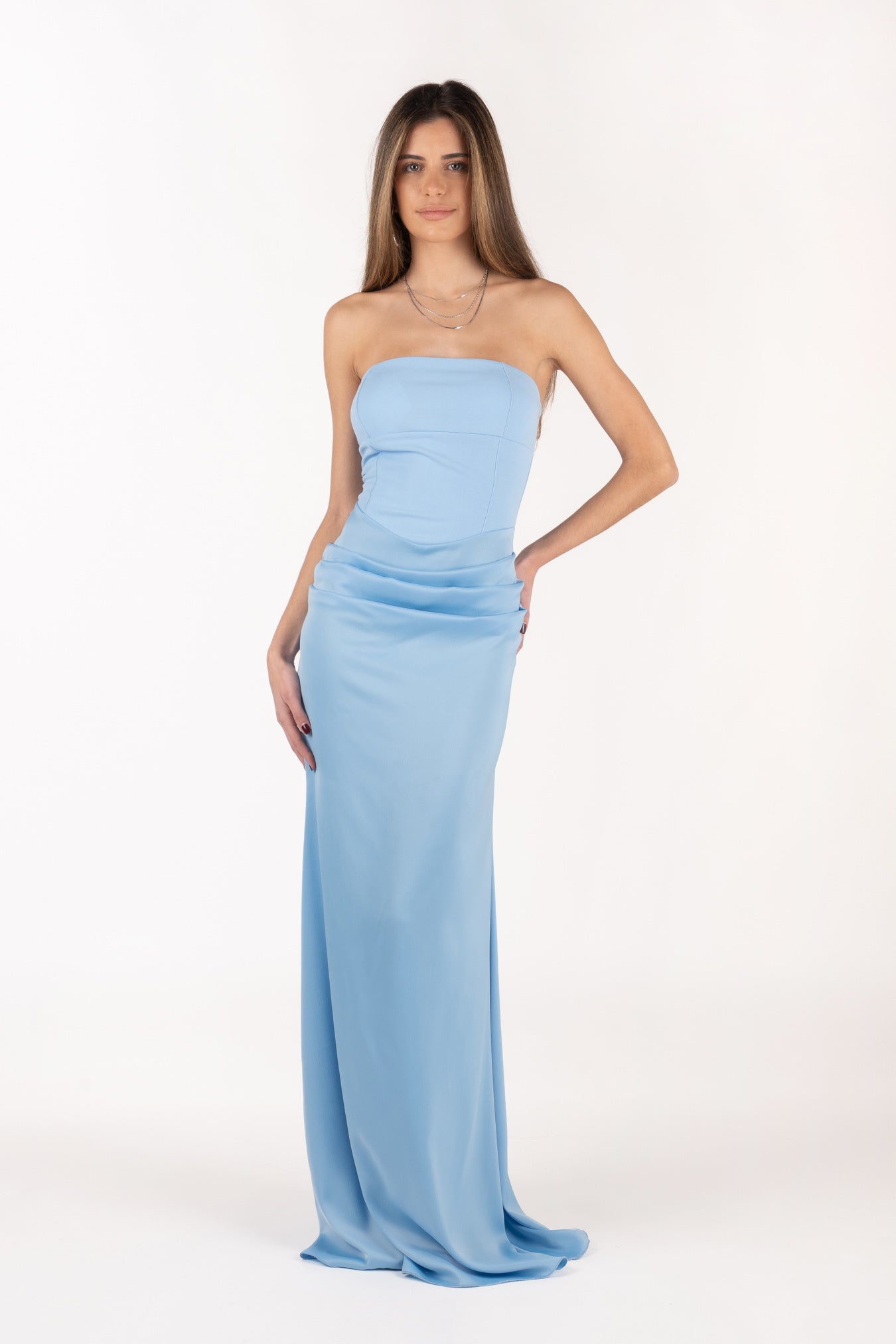 Vestido Isabella Celeste