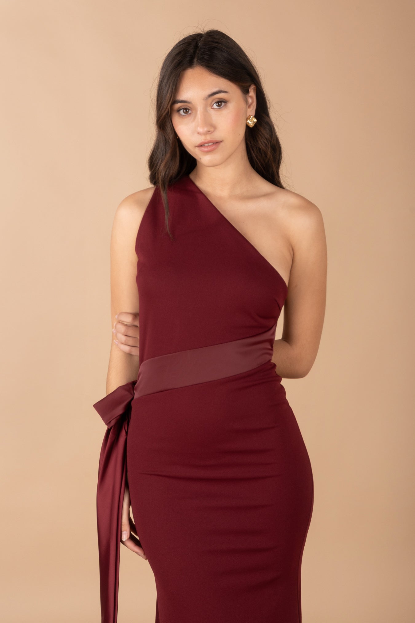 Vestido Isadora Granate