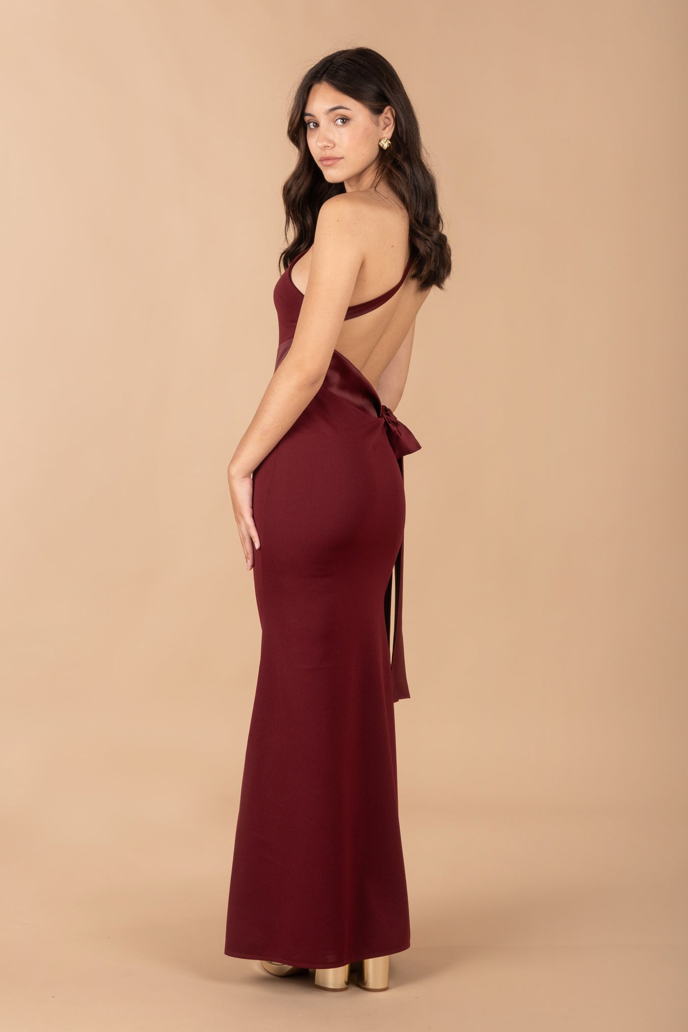 Vestido Isadora Granate