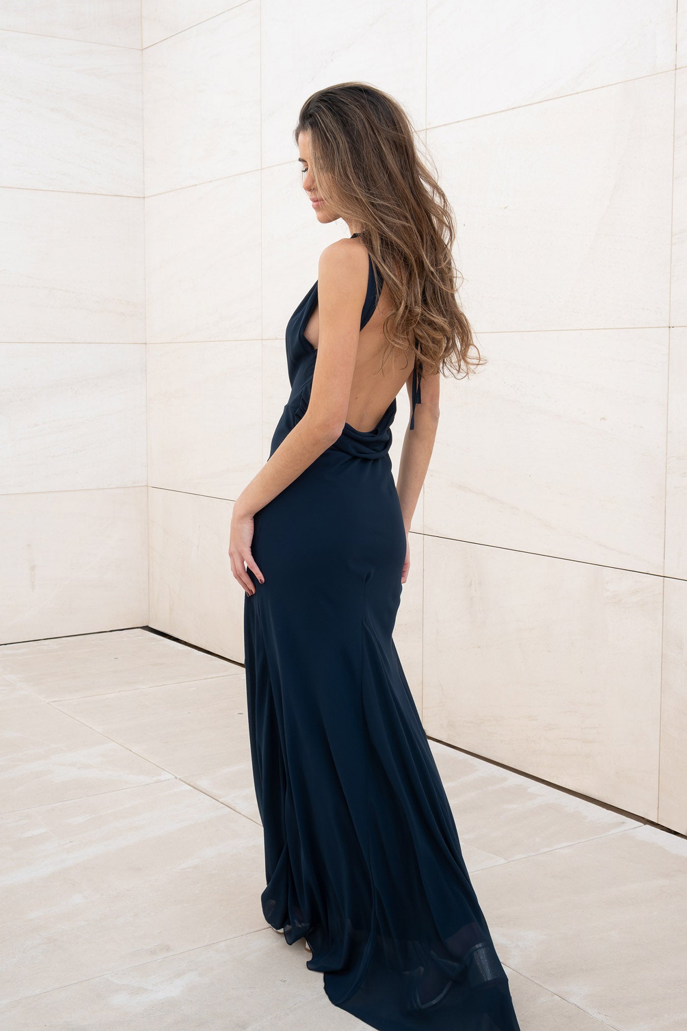 Vestido June Azul Noche