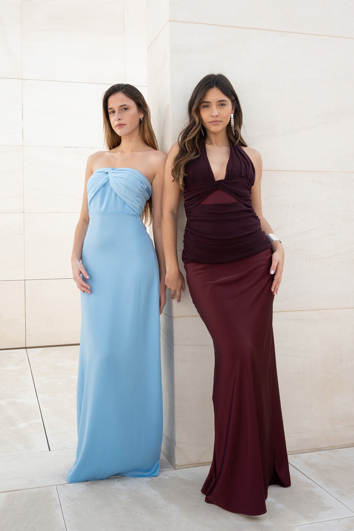 Vestido Loto Burdeos