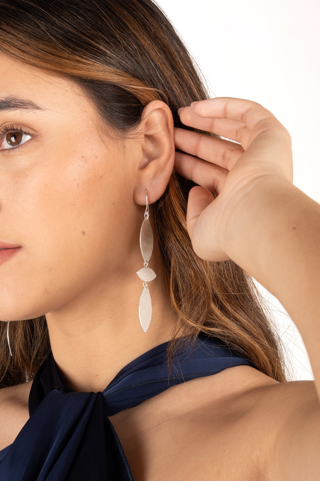 Pendientes Casandra Plata