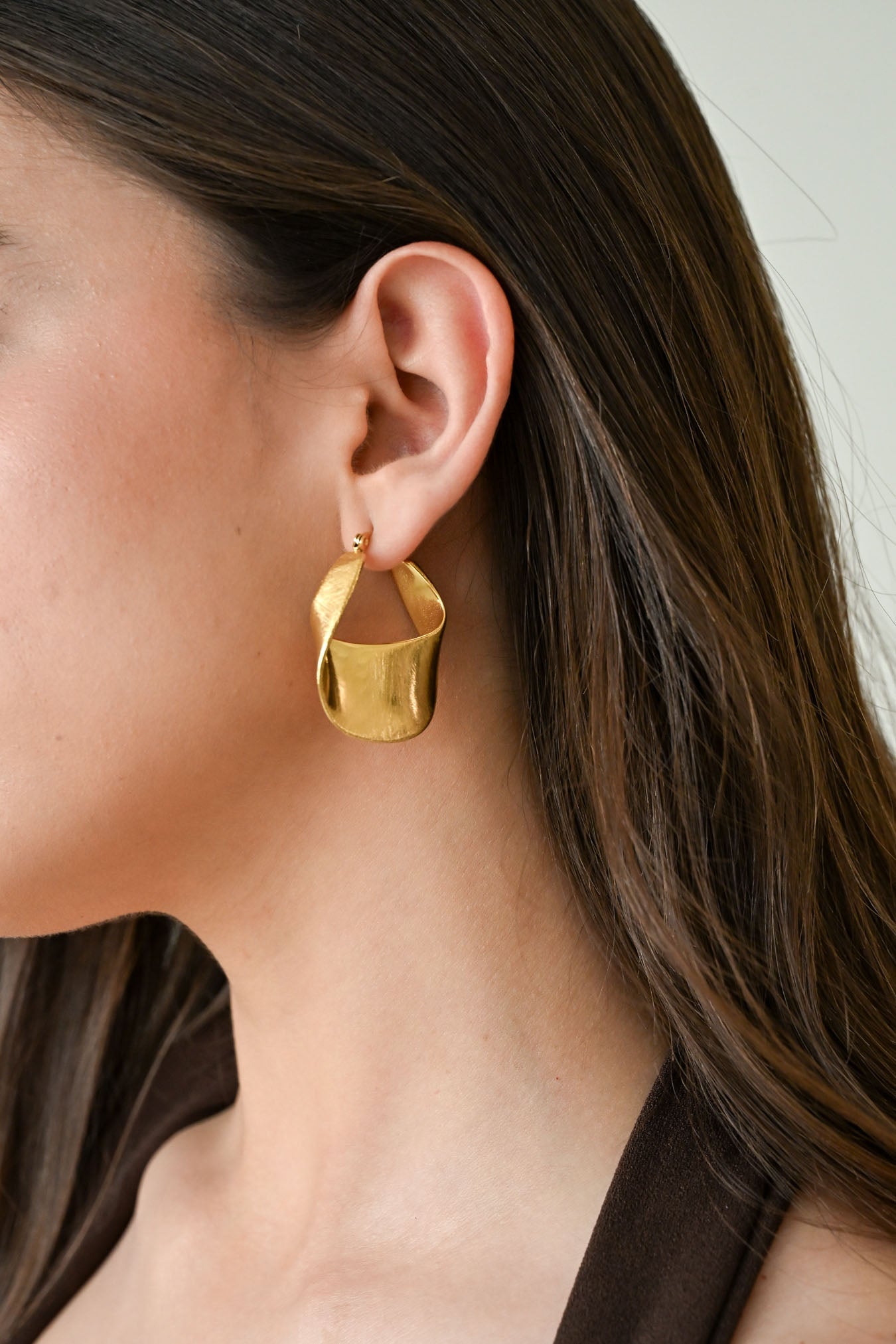 Pendientes Shell Oro