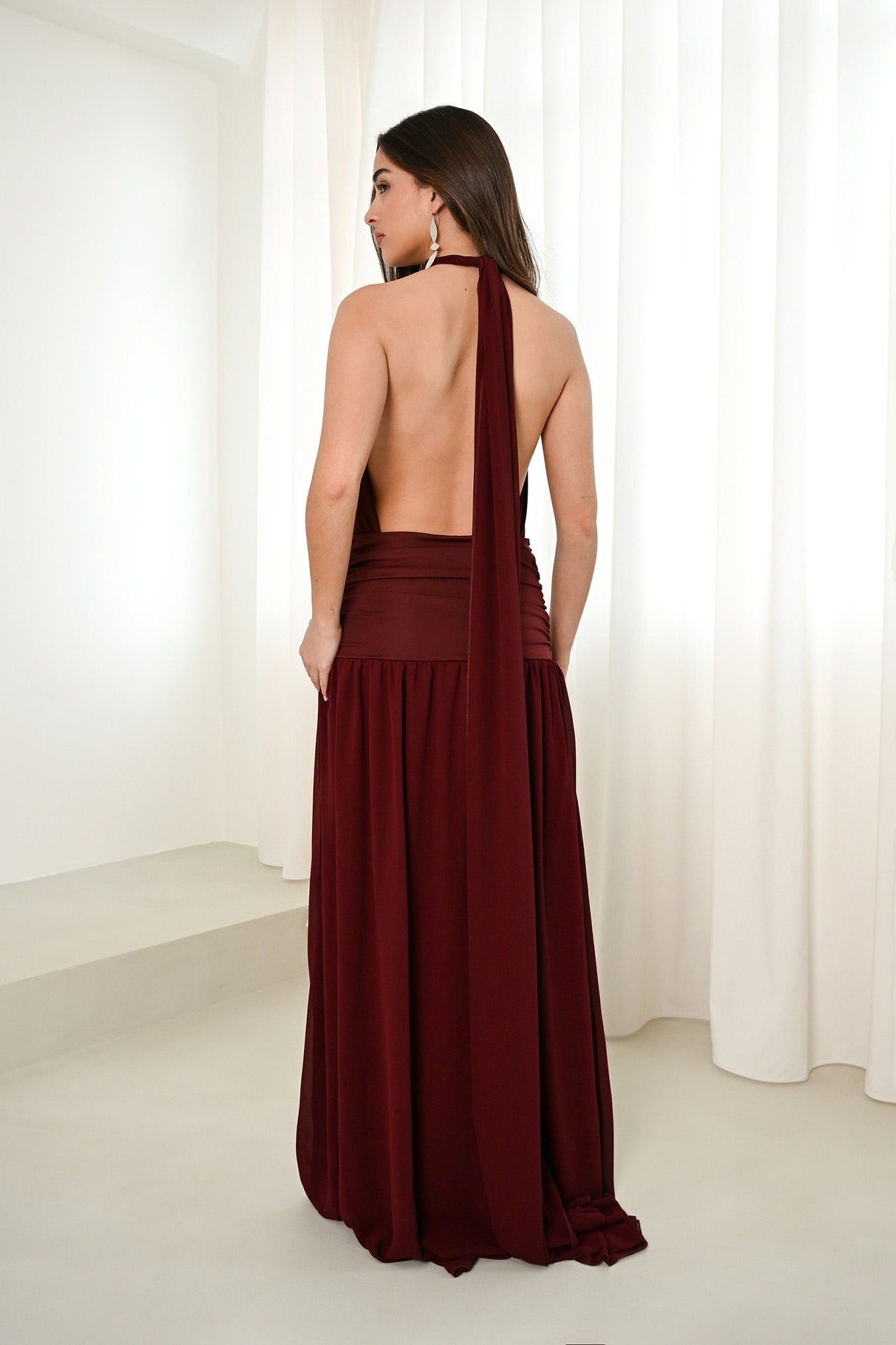 Vestido Odette Granate