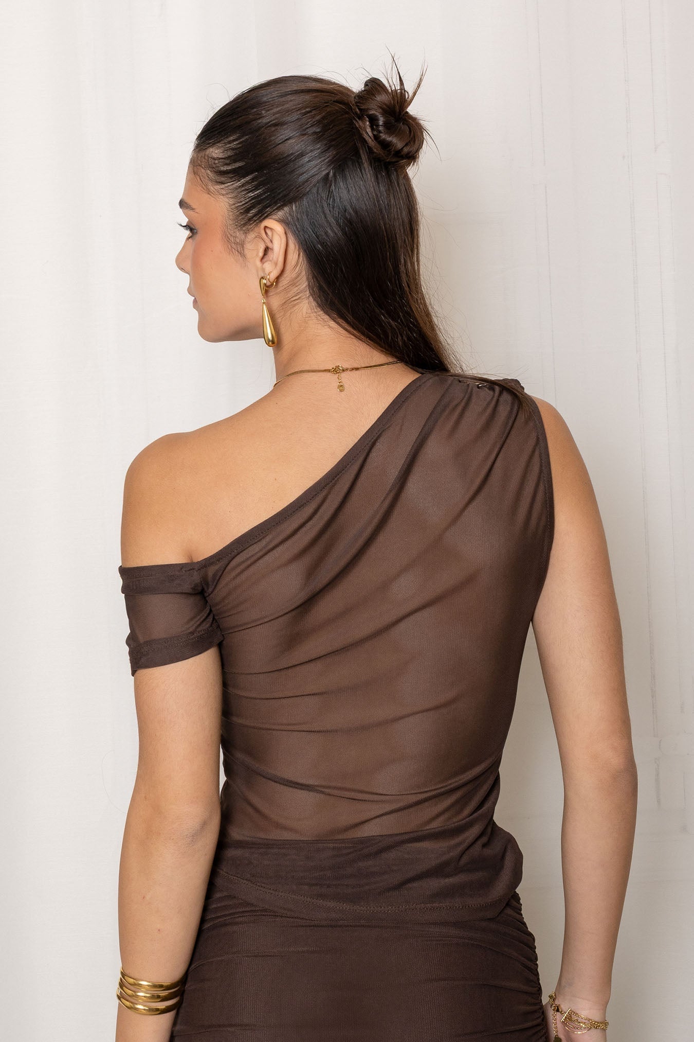 Top Soirée - Marrón