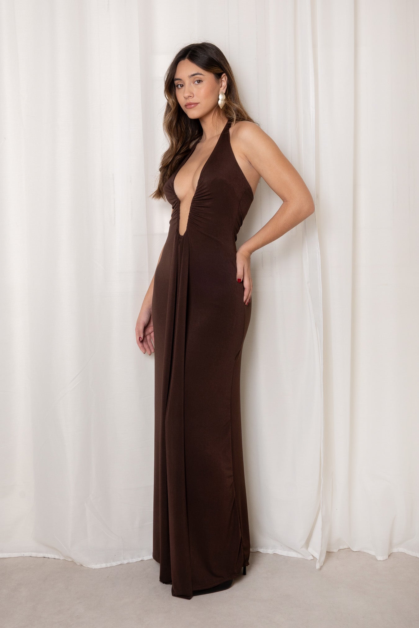 Vestido Bella Marrón