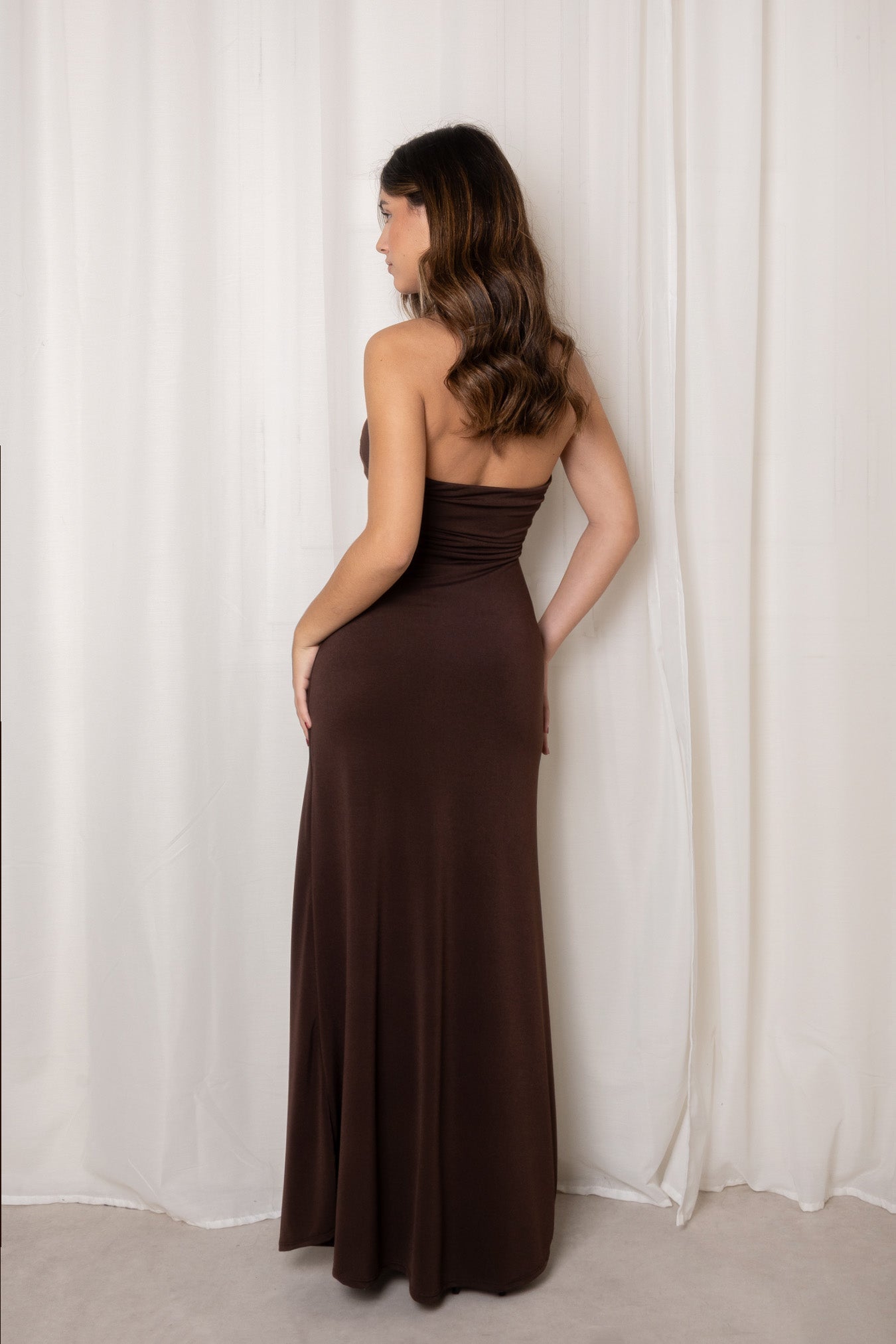 Vestido Bella Marrón