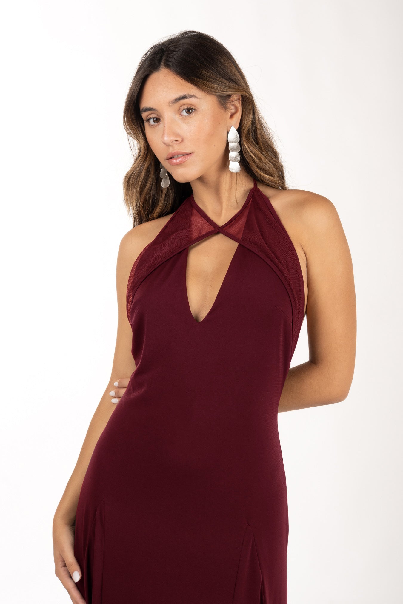 Vestido Honey Granate