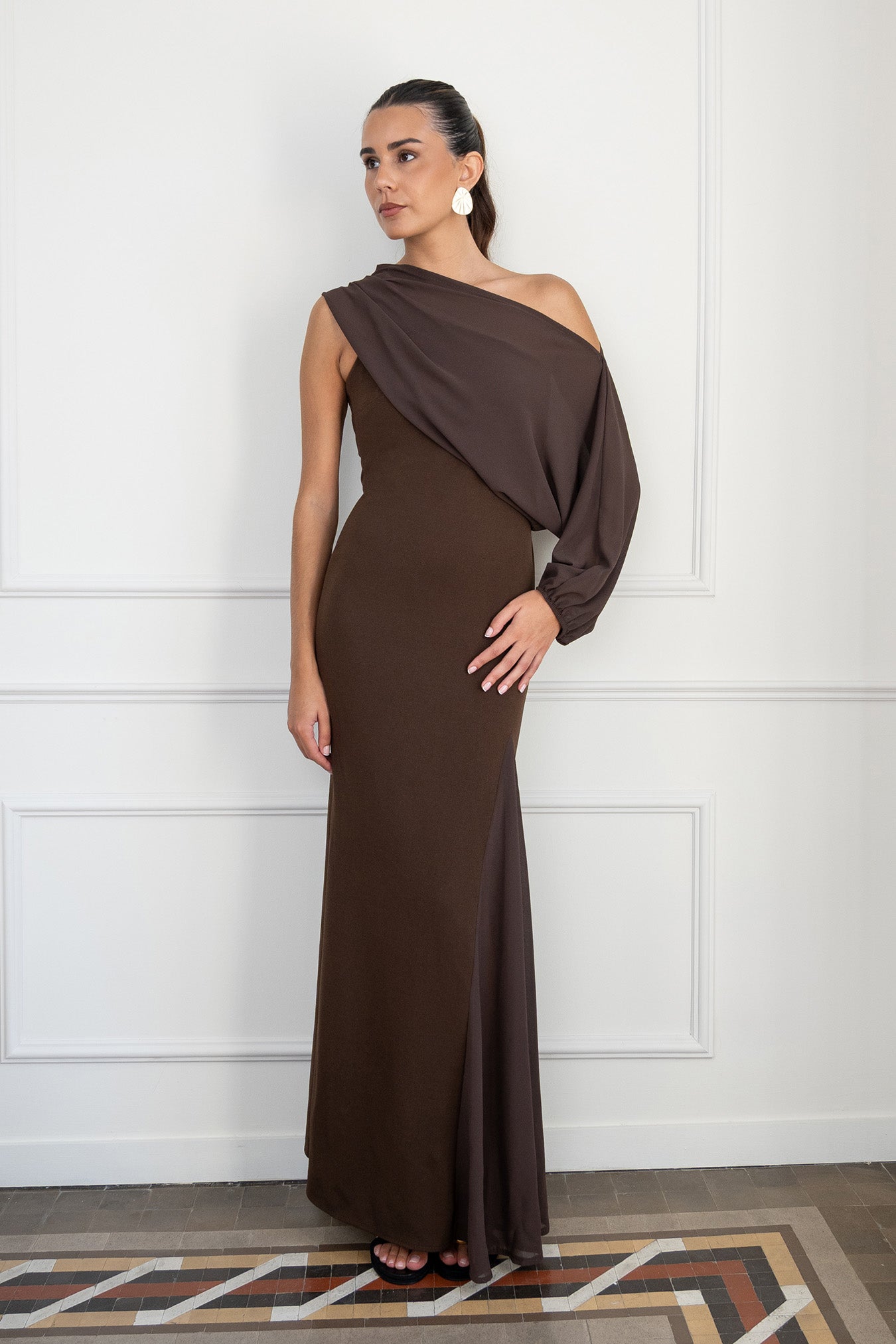 Vestido Momo Marrón