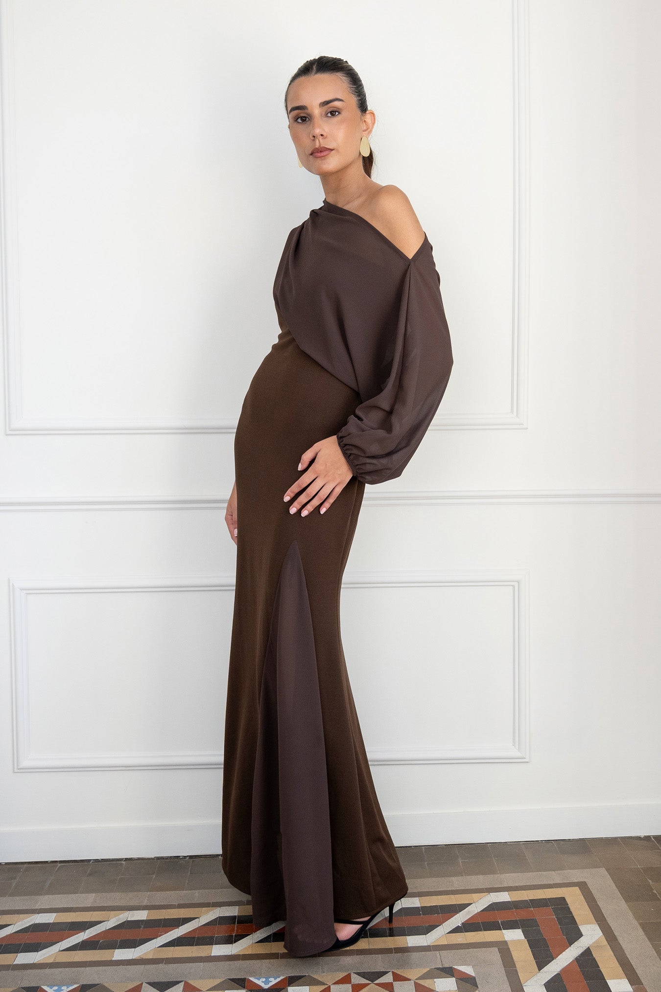 Vestido Momo Marrón