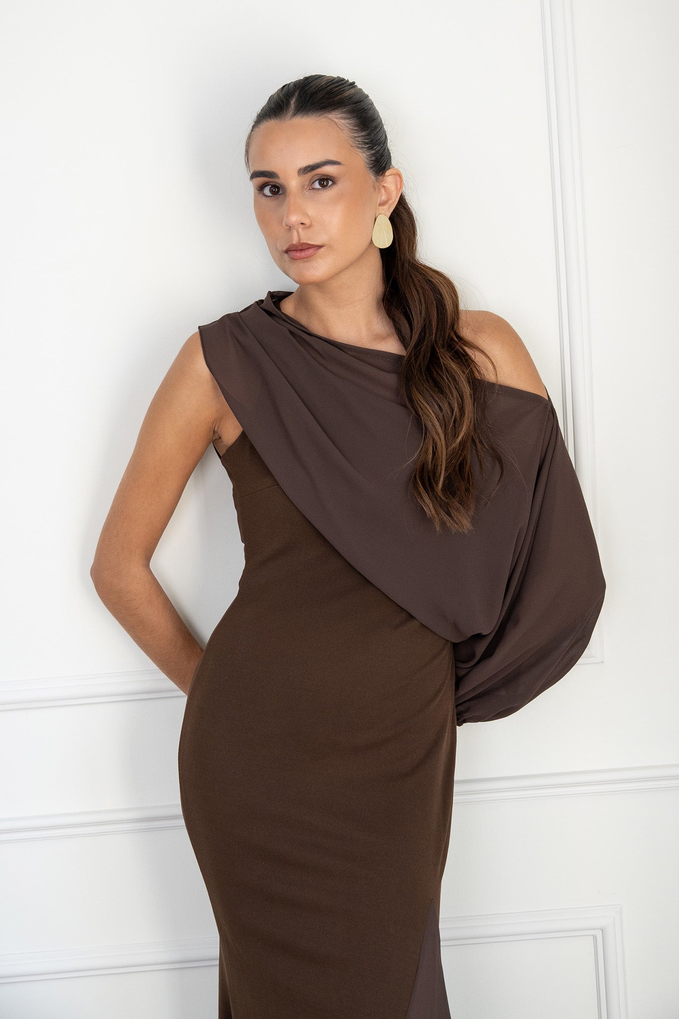 Vestido Momo Marrón