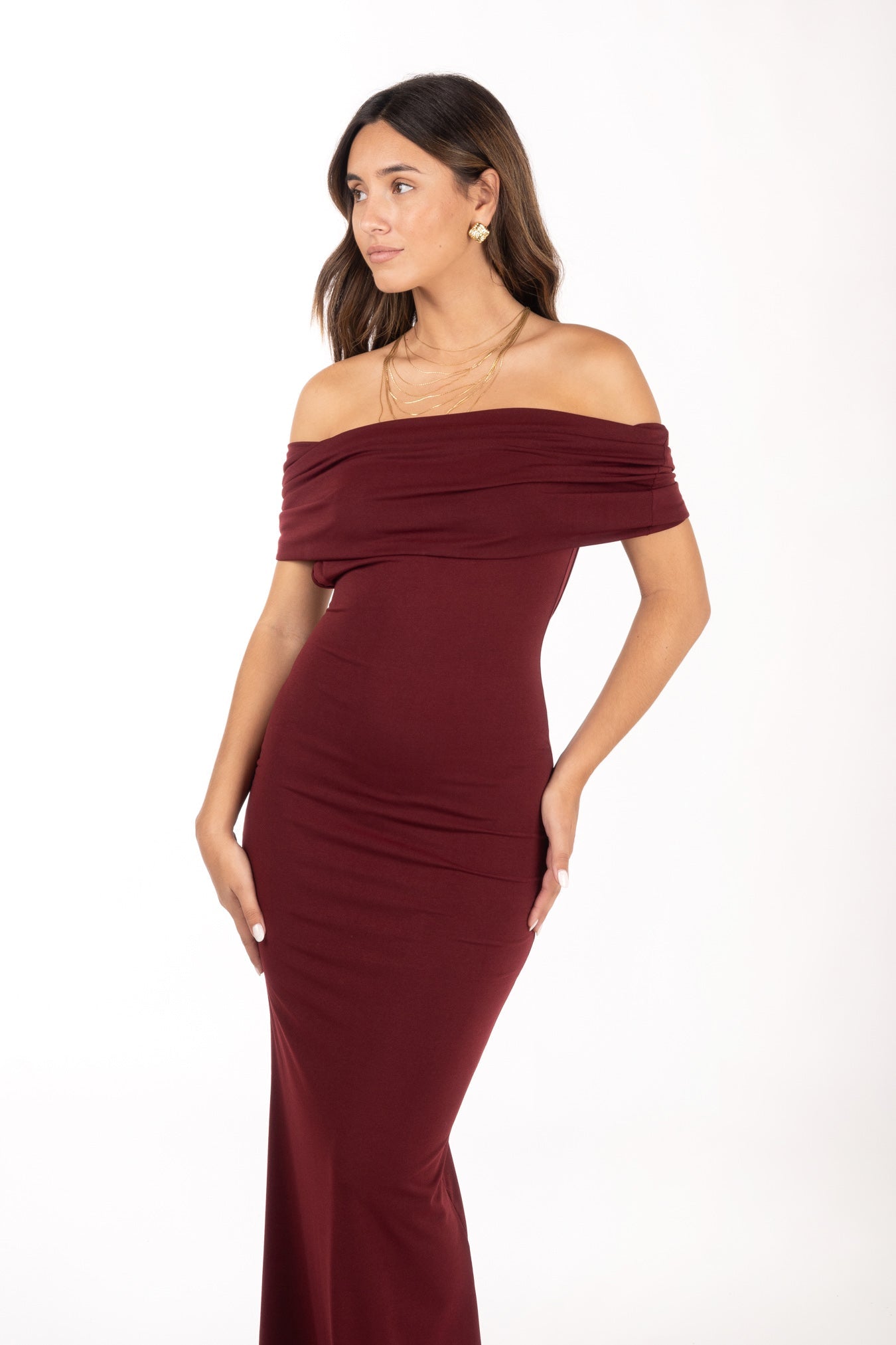 Vestido Brisa Granate