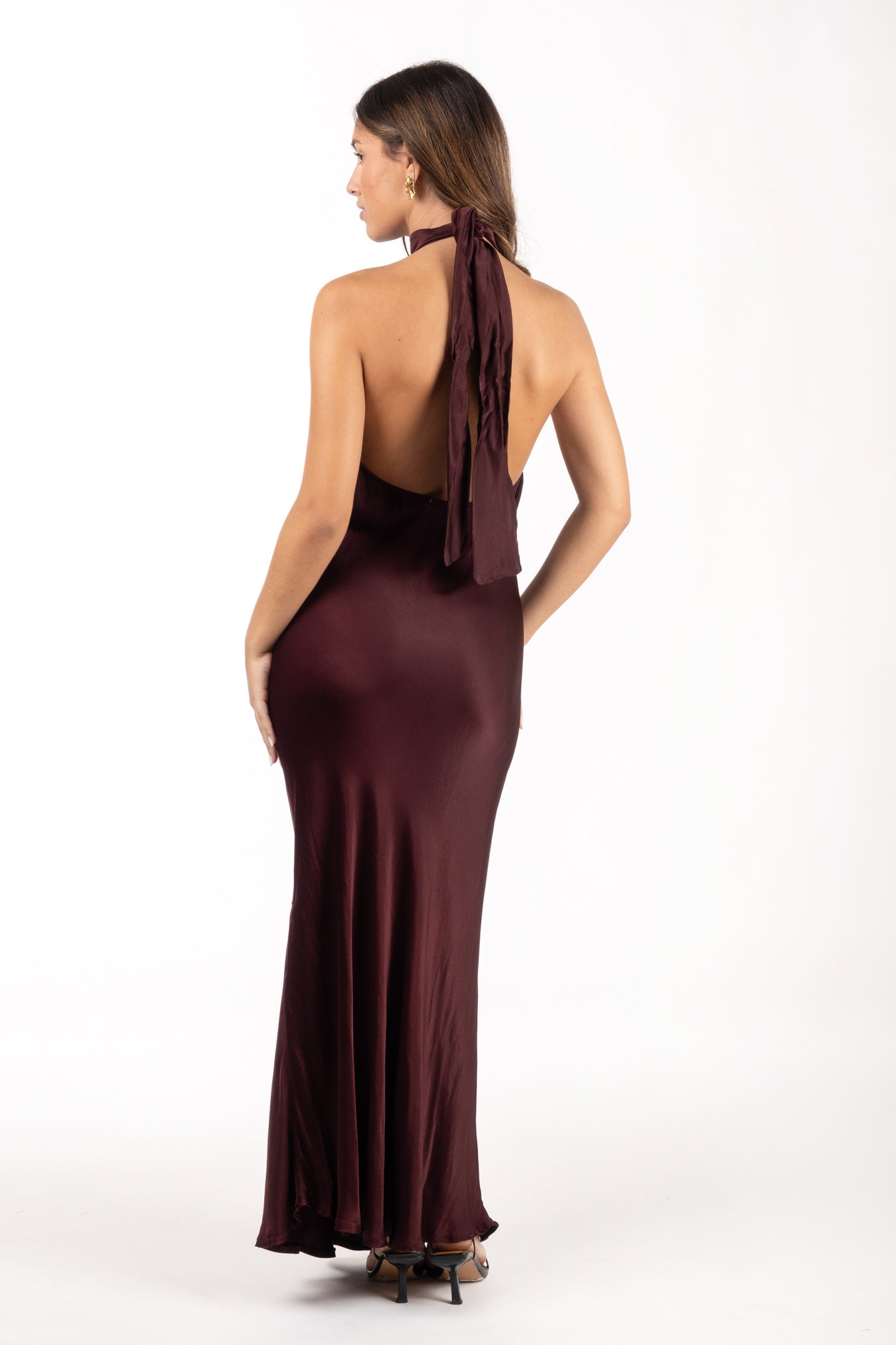 Vestido Gina Granate